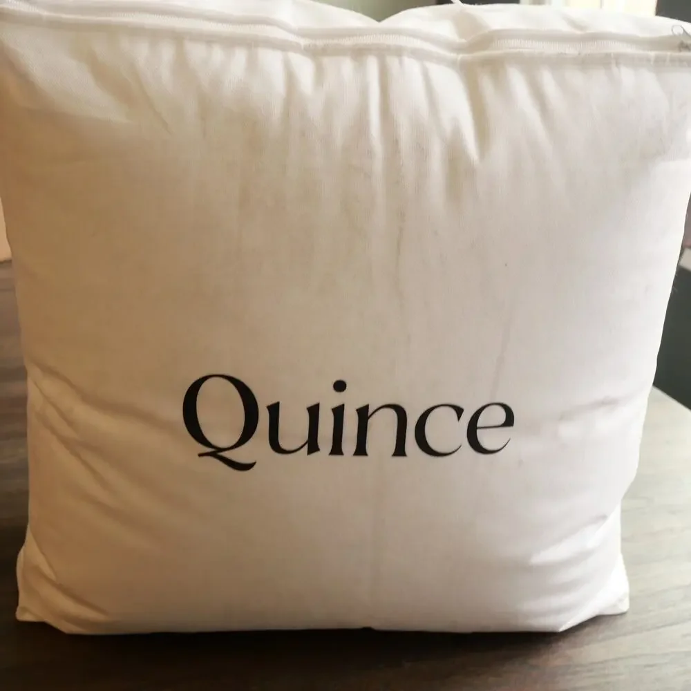 Quince Duvet Insert FULL QUEEN Ultra Warm Down Alternative Comforter NEW